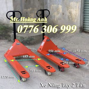 Kích Thước Xe Nâng Tay