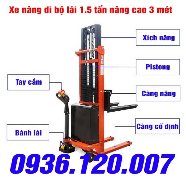 Xe Nang Di Theo Lai 1.5tan