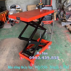 bàn nâng 350kg cao 1.5m