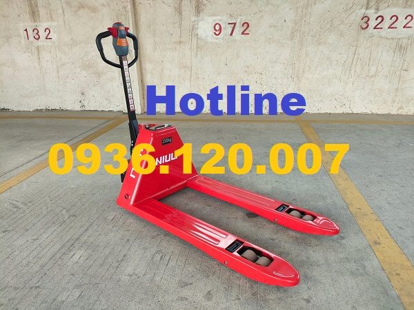 Xe nâng tay điện di chuyển Xe Nang Dien Thap 2 Tan