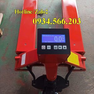 Xe Nâng Tay Gắn Cân điện Tử